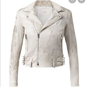 IRO Women's Metallic Hilana Sequin Biker Jacket